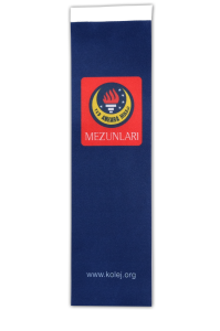 LACİVERT LOGOLU MASA BAYRAĞI