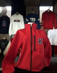 K LOGOLU KIRMIZI KALIN YAĞMURLUK