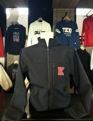 K LOGOLU LACİVERT KALIN YAĞMURLUK