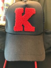 K LOGOLU LACİVERT ŞAPKA