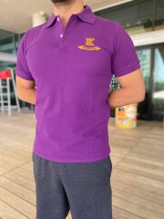 POLO YAKA MOR GÖĞÜS ANKARA KOLEJ LOGOLU