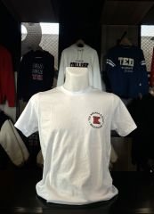 NOSTALJİ KÜÇÜK K LOGOLU BEYAZ T-SHIRT