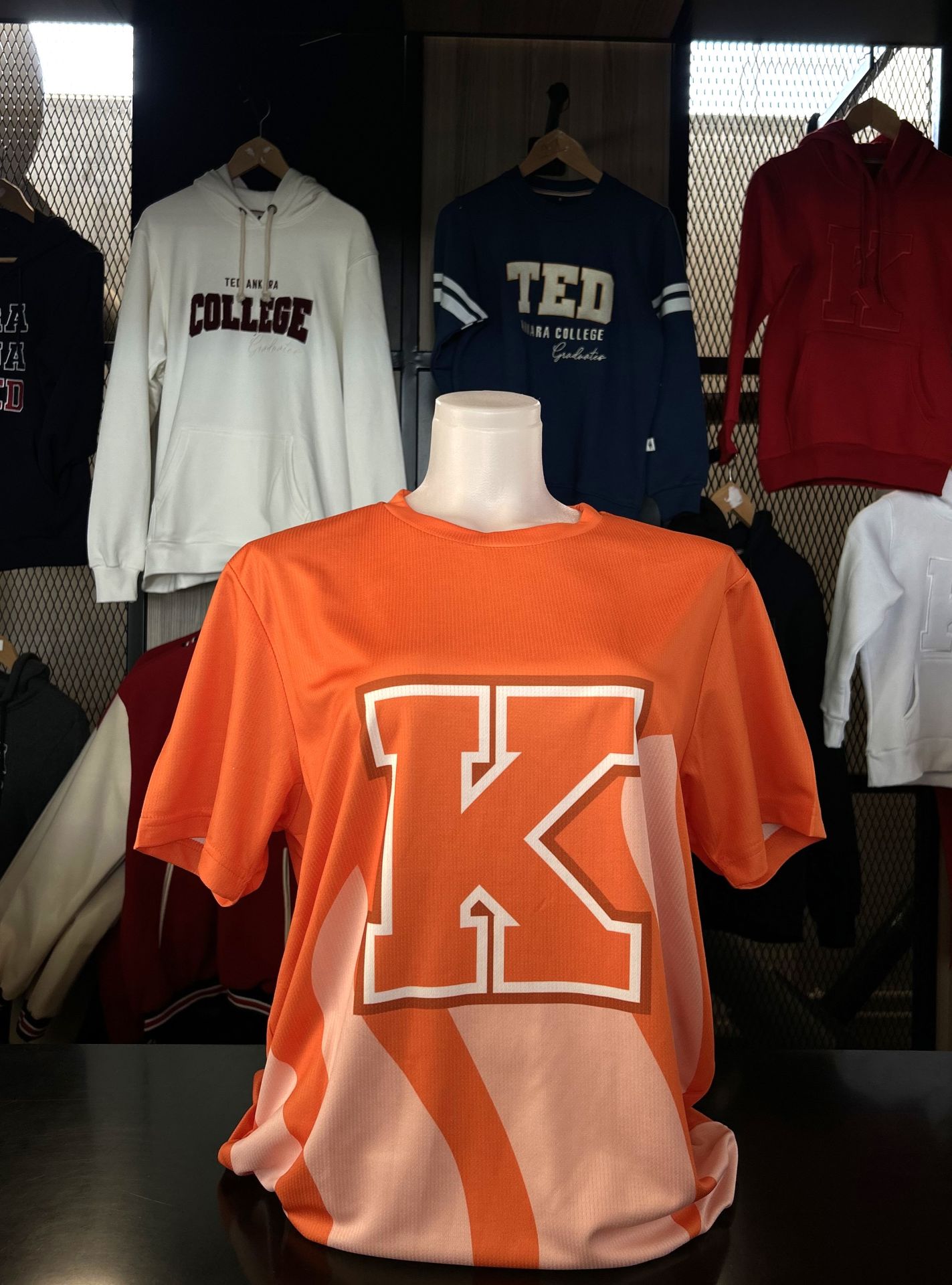 SPORCU K LOGOLU TURUNCU T-SHIRT