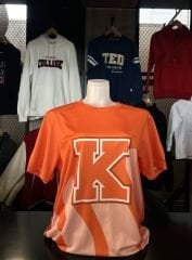SPORCU K LOGOLU TURUNCU T-SHIRT