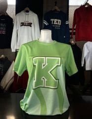 SPORCU K LOGOLU YEŞİL  T-SHIRT