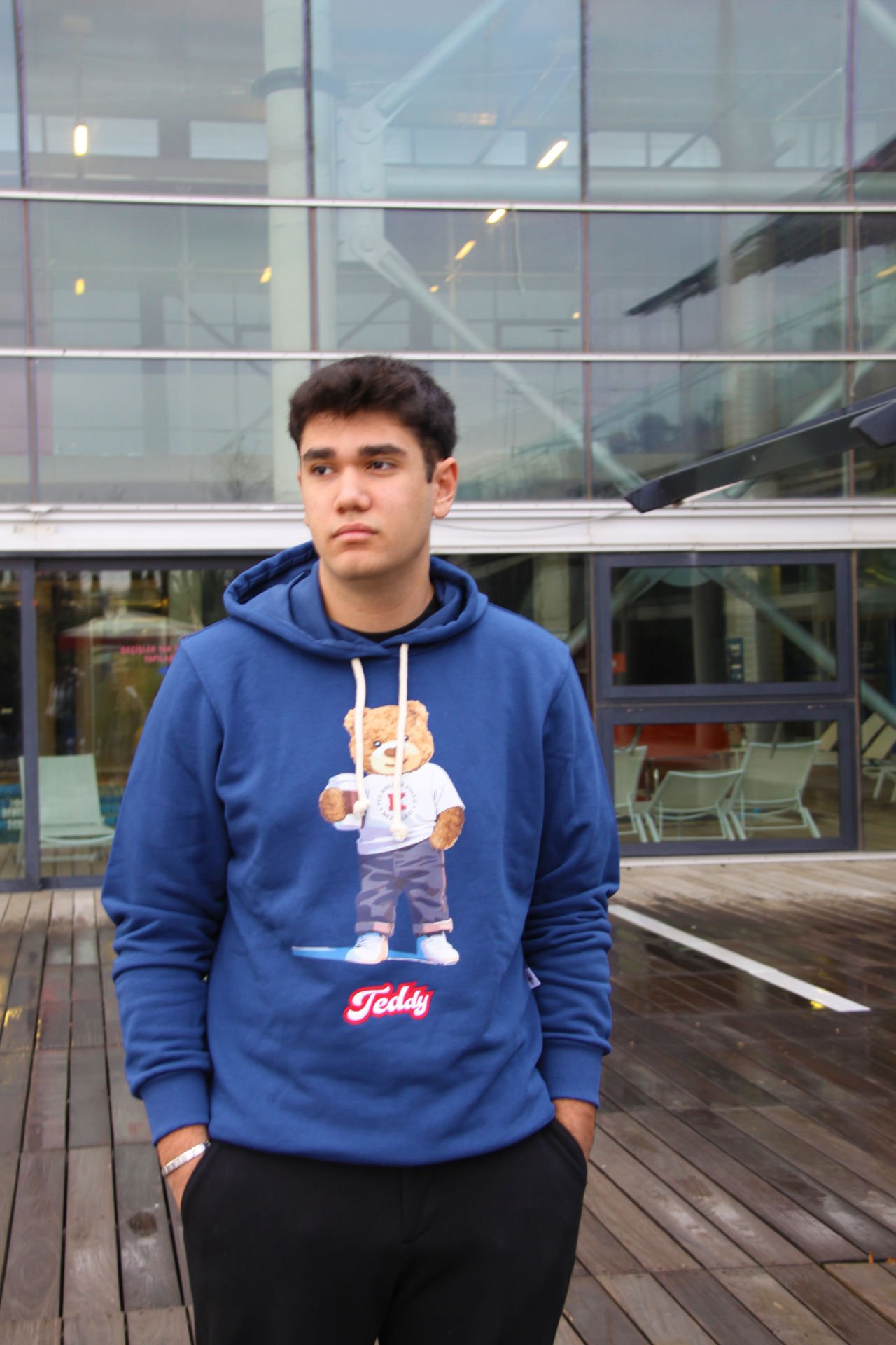 Teddy LACİVERT HODDIE