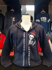 İSKELETOR GRADUATED FERMUARLI LACİVERT HOODIE