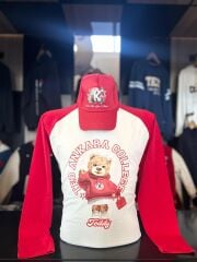 TEDDY YUVARLAK YAKA UZUN KOLLU T-SHIRT